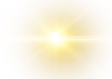Güneş ışınlarıyla soyut bir arkaplan. vektör illüstrasyonu
