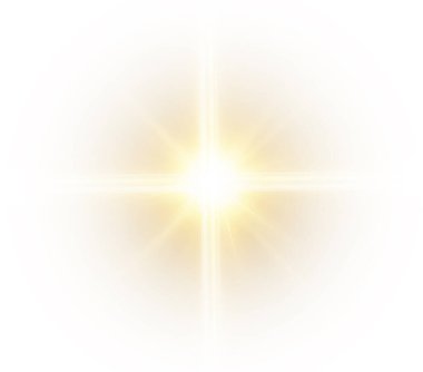 Beyaz arkaplanda soyut güneş ışığı.