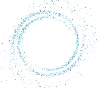 mavi simli konfeti vektörü