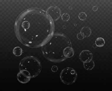 Siyah arkaplanda gerçekçi su damlaları