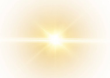 soyut ışık ışınları arka planda güneşli.