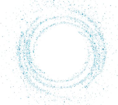 Mavi, gümüş ve altın parıltılı konfeti. Parlak, parlak, parlak bir çerçeve. Parlak ışıltılı çerçeve arka planı. Parti davetiyeleri, VIP, süslü püslü