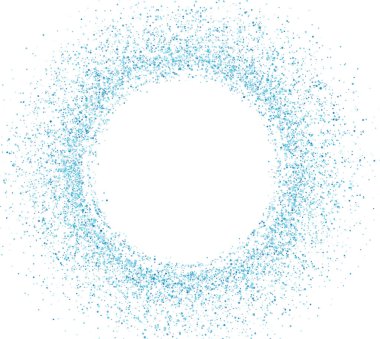 Siyah arka planda mavi parıltılı konfeti. Düşen pulların çizimi. Ve ışıldıyor. Tasarımınız, selamlamanız, beyazınız için dekoratif lüks noel parıltısı