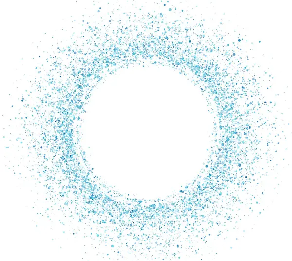 Beyaz arkaplanda mavi simli konfeti izole edildi.
