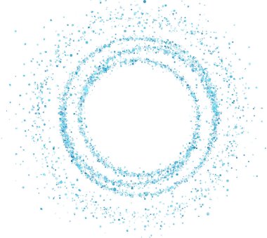 mavi simli konfeti vektörü