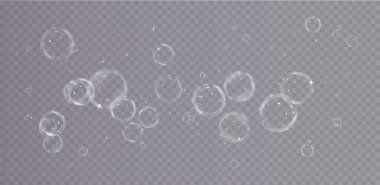 Şeffaf arkaplanda su damlası.