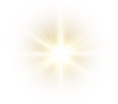 vektör ışığı işaret fişeği etkisi