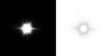 Lens flaşının arka plan üzerindeki etkisi