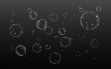 sabun köpükleri siyah arkaplanda