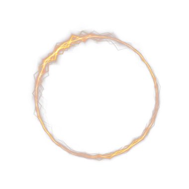 Altın çemberli soyut arkaplan