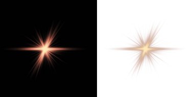 Altın ve siyah ışıklarla soyut arkaplan