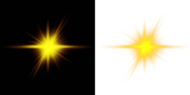 Işık ve yıldız kümesi