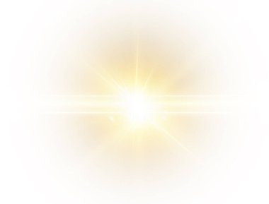 Altın ışınları olan soyut bir arka plan. vektör illüstrasyonu.