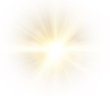 vektör ışık efekti, lens parlamalı şeffaf arkaplan.