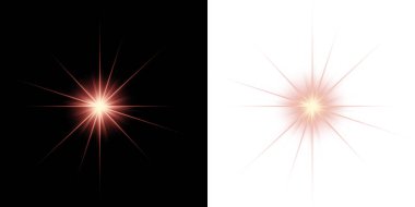 Parlayan yıldızlı soyut arkaplan