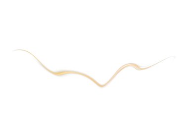 beyaz saç dalgası beyaz arkaplanda izole