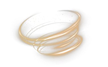 Beyaz arka planda izole edilmiş altın noel balosu. 3d oluşturma.