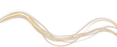 Soyut altın dalgası. vektör arkaplanı.