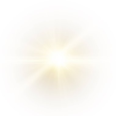 Işık etkisi. Beyaz yıldızlı soyut arkaplan.