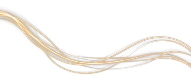 Soyut altın dalga. 3d oluşturma.