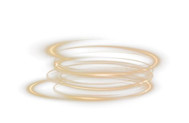 Altın spiralin 3 boyutlu çizimi