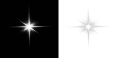 beyaz yıldız kümesi.