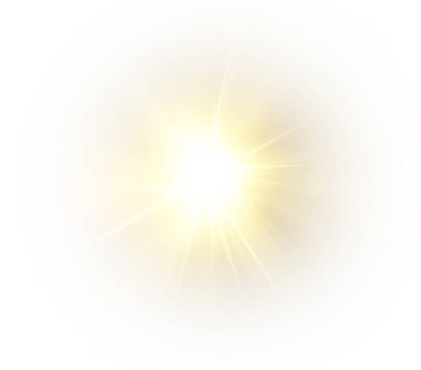 Güneşli soyut ışık.