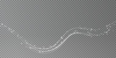 vektör şeffaf beyaz ışık efekti.