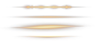 Yatay parlayan yatay çizgiler kümesi