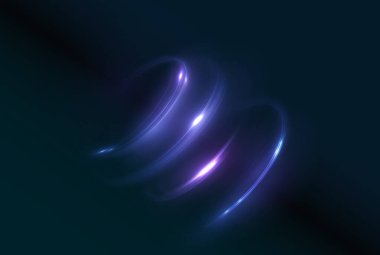 3D görüntüleme, parlayan neon ışığı, bilgisayar tarafından oluşturulan soyut arkaplan.