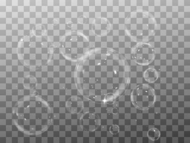 vektör şeffaf su damlası