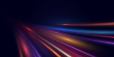 Parlayan çizgilerin ve noktaların soyut arkaplanı. vektör illüstrasyonu.