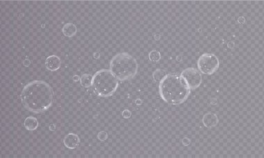 sabun köpüğü ve sabun köpüğü. vektör