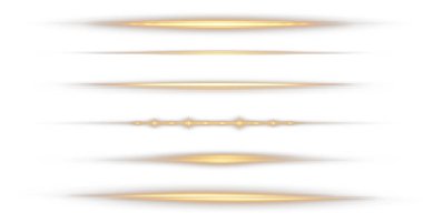 Parlayan ışık efektleri, ışıldayan ışınlar ve alevler.