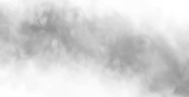 beyaz arkaplanda siyah duman dokusu