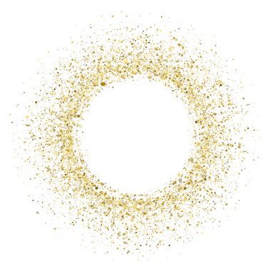 Altın glitter vektör simgesi