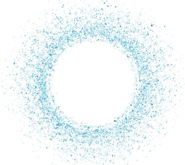 Mavi yuvarlak çerçeve. vektör illüstrasyonu.