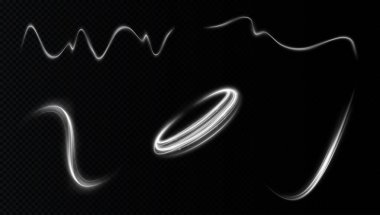 Parlak çizgilerin soyut arkaplanı.