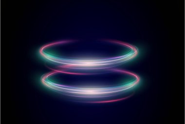 Neon ışıklı soyut arkaplan.