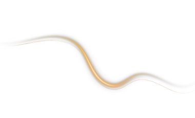 Beyaz arkaplanda izole edilmiş altın girdap