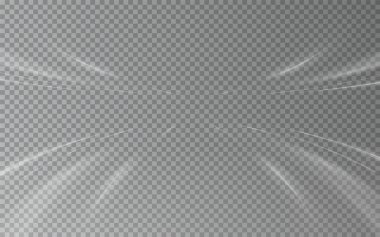 Beyaz şeffaf ışık arkaplan ile soyut şeffaf ışık. vektör illüstrasyonu.