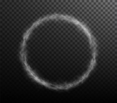 Şeffaf arkaplanda parlayan vektör etkisi