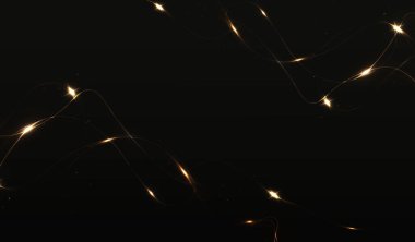 Yıldızlar, kıvılcımlar ve toz şeklinde parlayan parçacıklar. 3d oluşturma