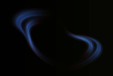 Siyah Arkaplanda Soyut Duman