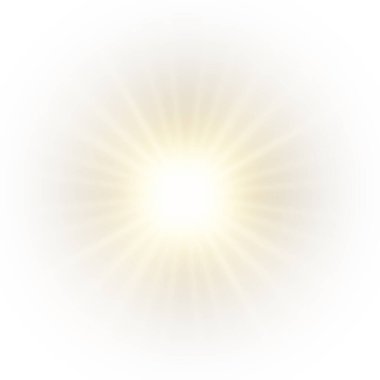 vektör ışık ışınları, güneş, parlama, ışık ışınları, parlama