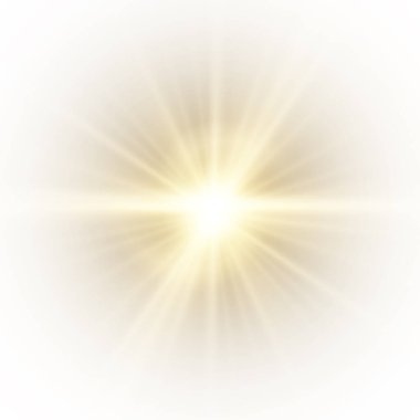 Işık ve güneşin soyut arkaplanı.