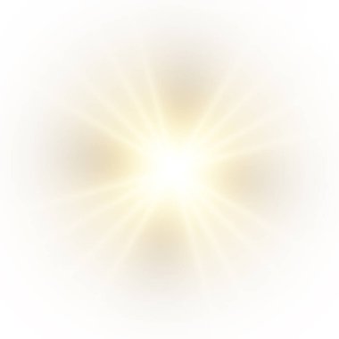 Vektör parlayan ışık efekti