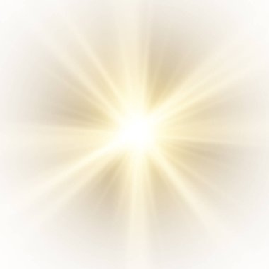 Güneş ve parıltının soyut arkaplanı