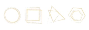 Altın çerçeve kümesi