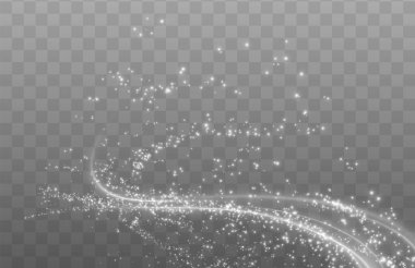 toz kıvılcımları, ışık etkisi.